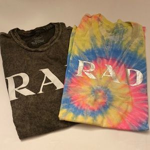 Bundle of 2 EllandEmm short sleeve Rad tshirts